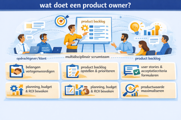 Alles over het beroep product owner Wat doet een product owner